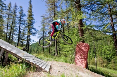 The bike park for mountain biking, trail and free ride in Montgenèvre